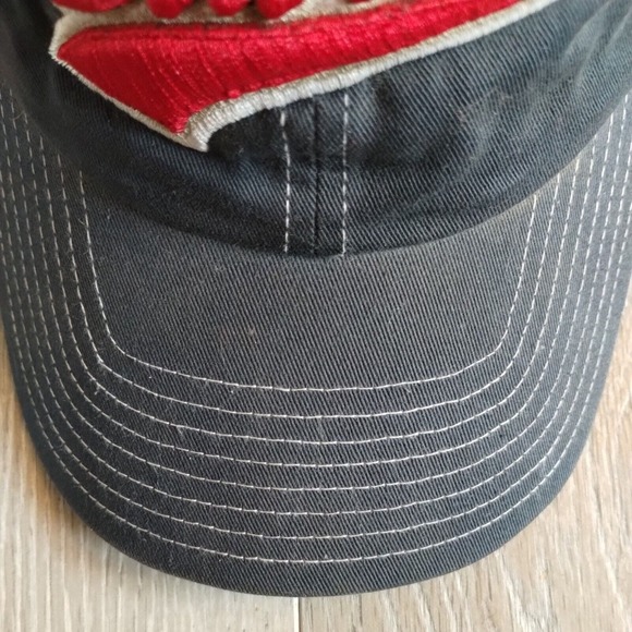 Starter Hat Baseball Dad Cap Cotton Adjustable Strap OSFA Red Blue Script Retro - Picture 5 of 13